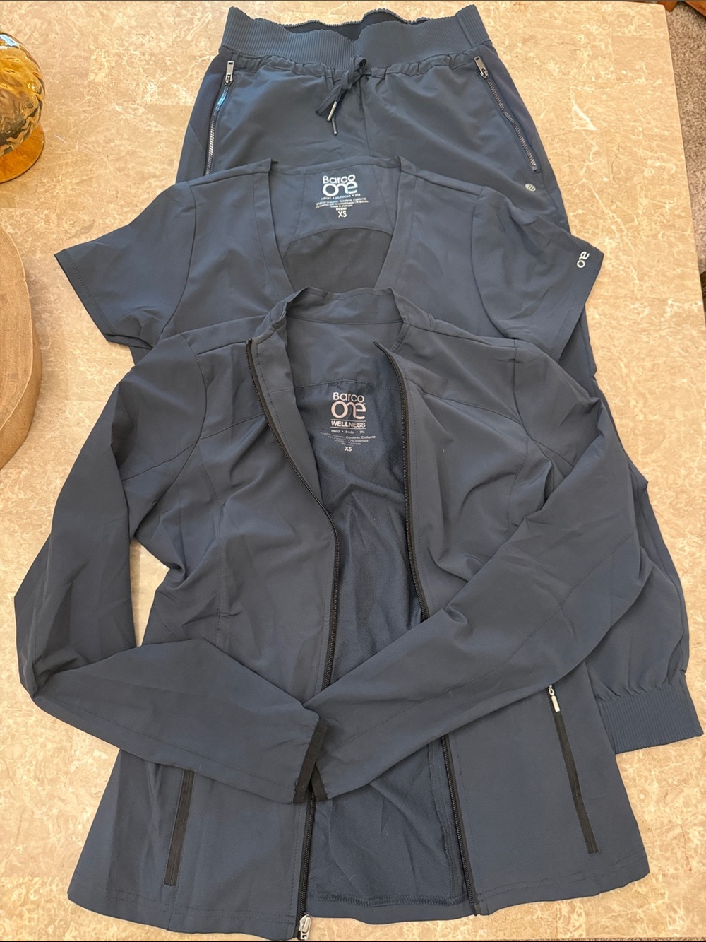 Women’s set Grey’s Anatomy scrub size extra small grey